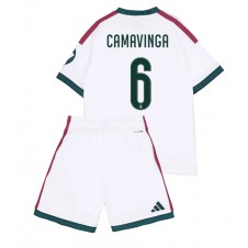 Real Madrid Eduardo Camavinga #6 Hemmaställ Barn 2026-27 Korta ärmar (+ Korta byxor)